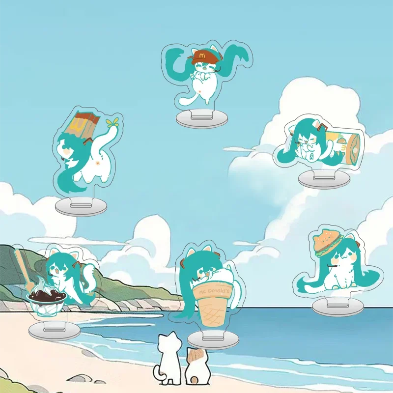 

Acrylic Stand Figure Project Diva Anime Peripherals Q Version Originality Mini Plate Desktop Ornament