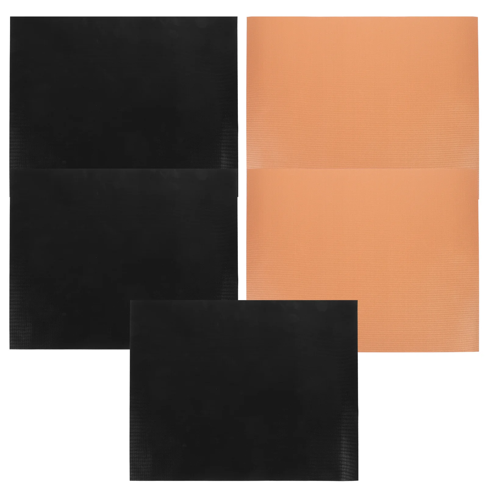 

5Pcs Bbq Grill Mats Thick Fiberglass Oven Baking Mats Nonstick Reusable Cooking Sheets Barbecue Accessories Grill Accessories