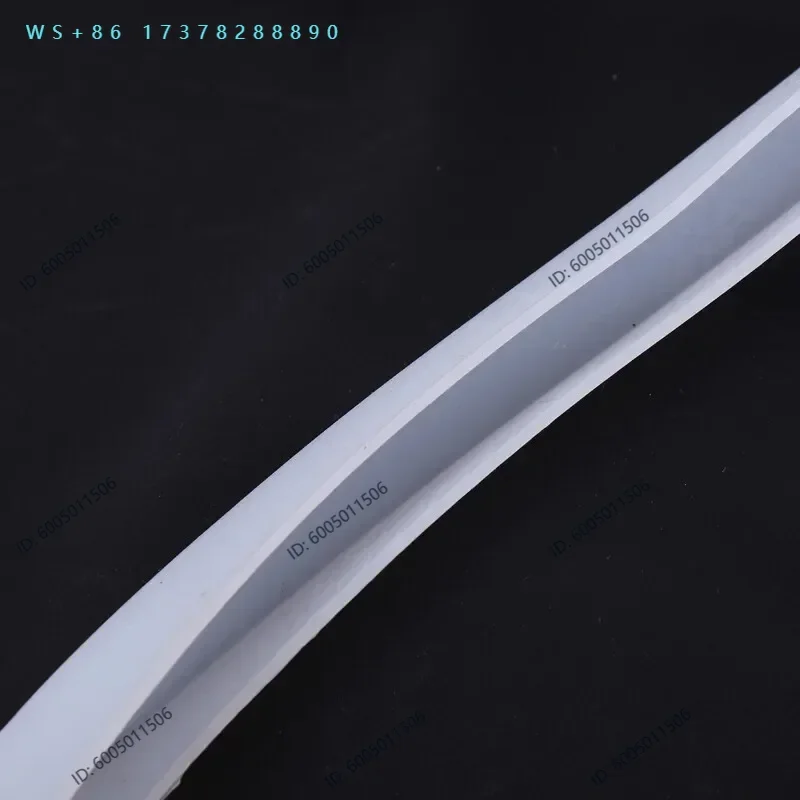 1500Mm large U white rubber strip, reinforcement fastener silicone sealing , small V vibrating screen silicone