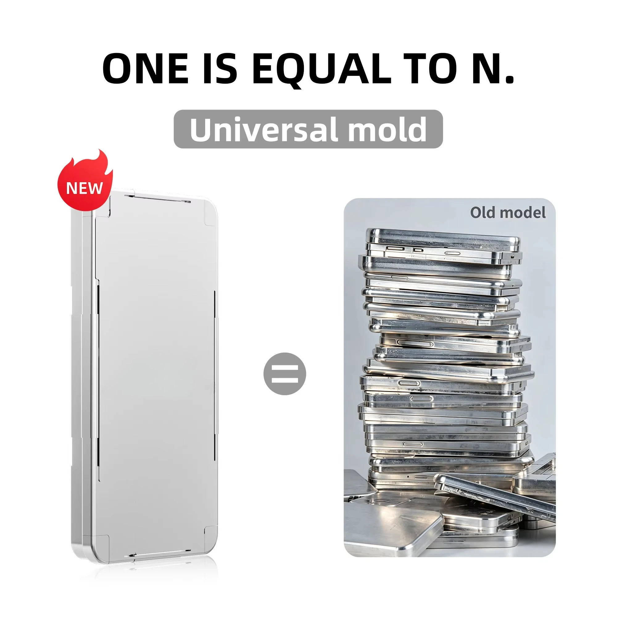 Heat Transfer 3D Sublimation Phone case Printing Making Machines with Universal Mold for Multiple Phone Sizes