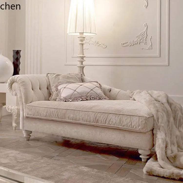 

LXC concubine chair fabric small apartment bedroom sofa removable and washable balcony leisure recliner lazy sofa