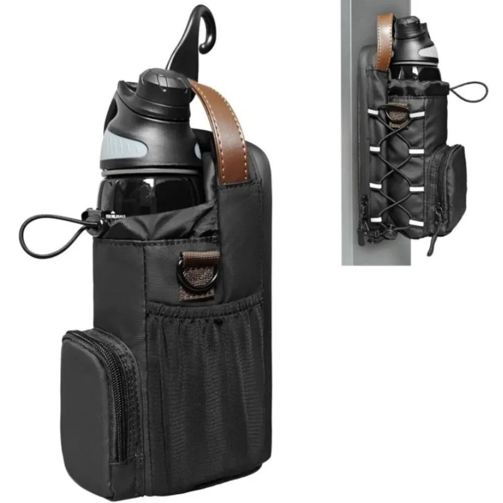 Magnetic Gym Bag Large Capacity Magnetic Carrier Bag With Phone Pocket Portable Gym Water Bottle Pouch Gym Accessories Organizer