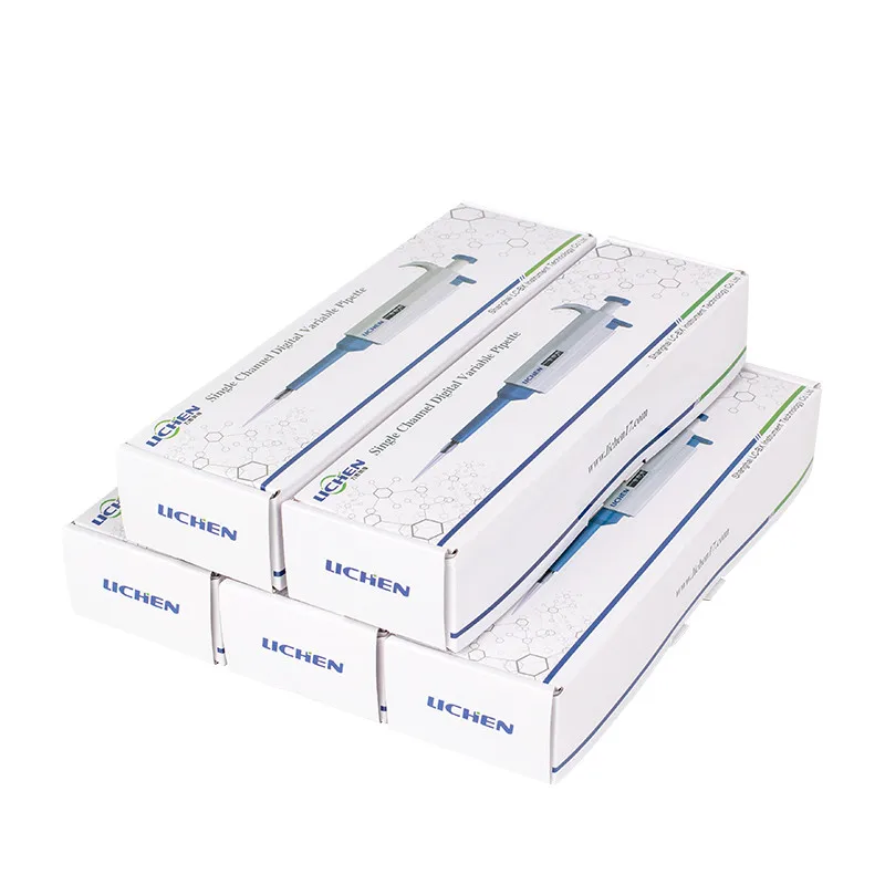 Micro Pipette Adjustable Large Capacity Sample Adding and Discharging Gun Single Channel Pipette Gun Suction Head