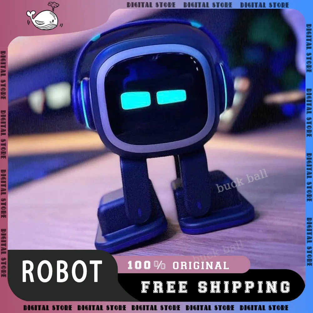 Emo Smart Robot Emopet Intelligent Voice Emotional Ai Interaction Accompany Children\'s Electronic Pets Desktop Decoration Toys