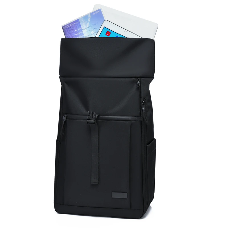 New Shoulder Bag Men's Senior Sense of Business Computer Outdoor Leisure Rolled Edge Travel Backpack Fashion Commuting laptop ba