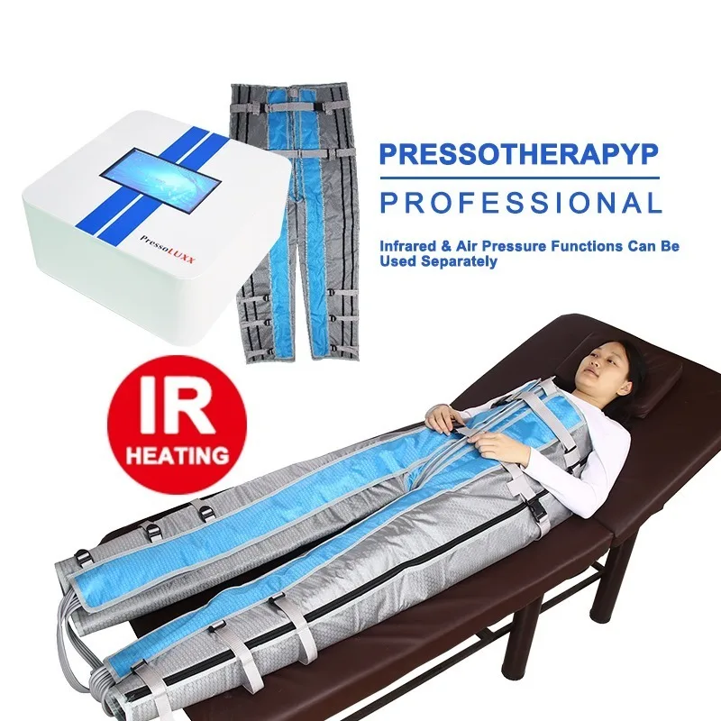CE Pneumatic Compression Pump Legs Arms Waist Full Body Massage Lymphoma Drainage Recovery Pressotherapy Device