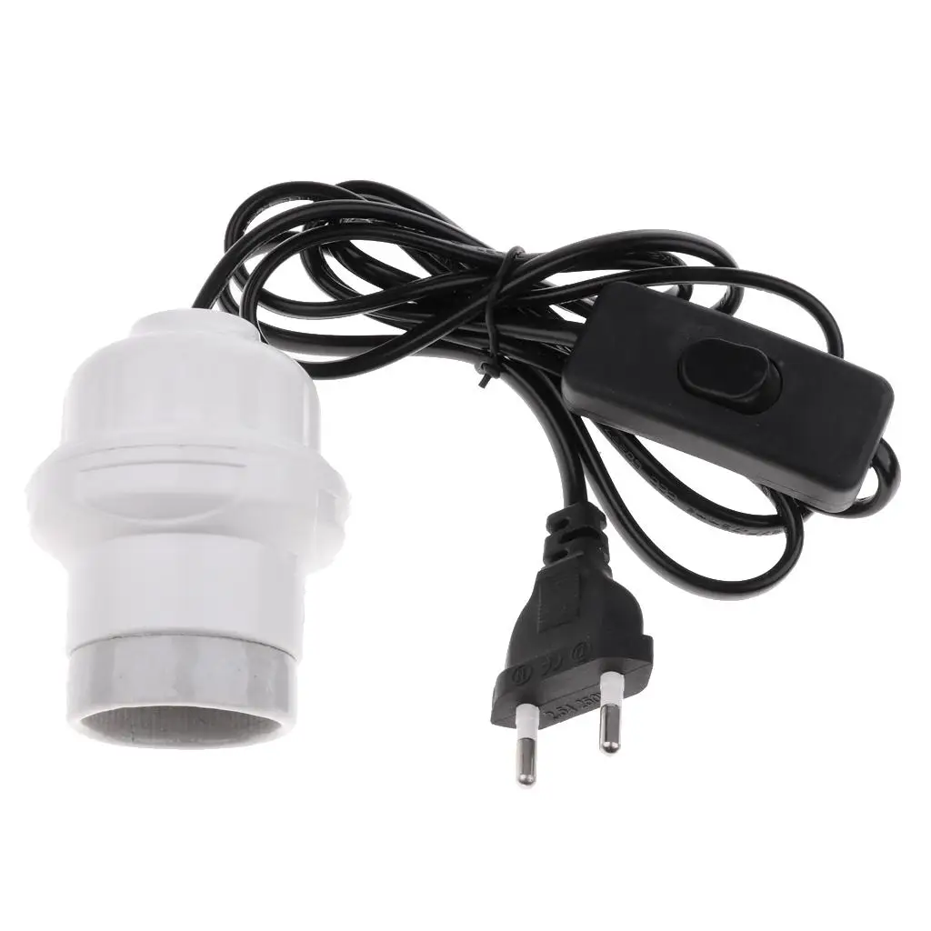 Adjustable Ceramic Heat Emitter Lamp Socket E27 Reptile Heating Lamp Holder for Poultry and Breeder Chick Warmth