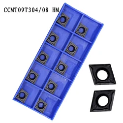 10PCS CCMT060204 CCMT09T304 CCMT09T308 CCMT120408 HM YBC251 YBC252 Turning Tools Carbide Inserts Lathe Cutter Tool for Steel