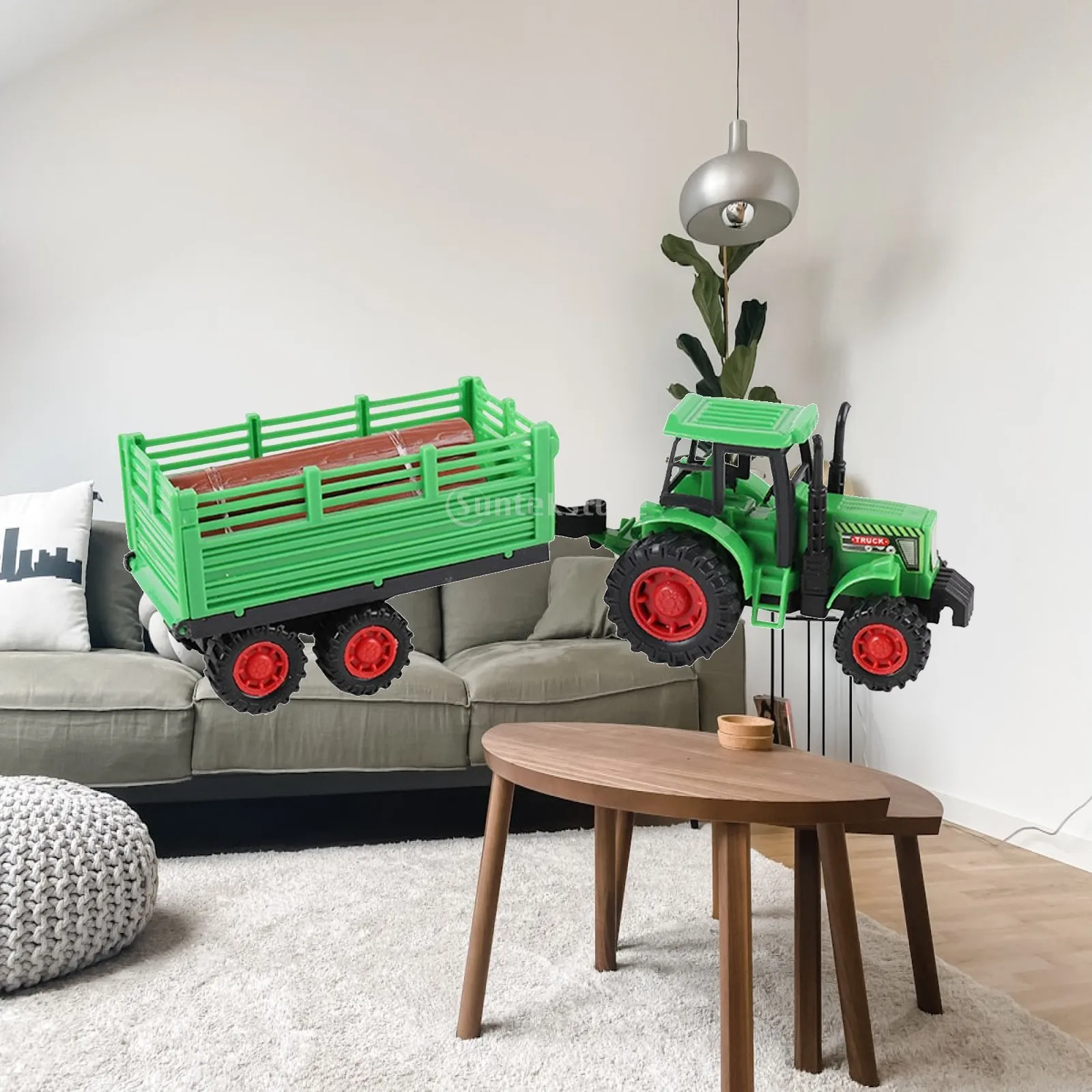 

Farm Scene Decoration Ornament Mini Desktop Decor Props Playset for Toddlers