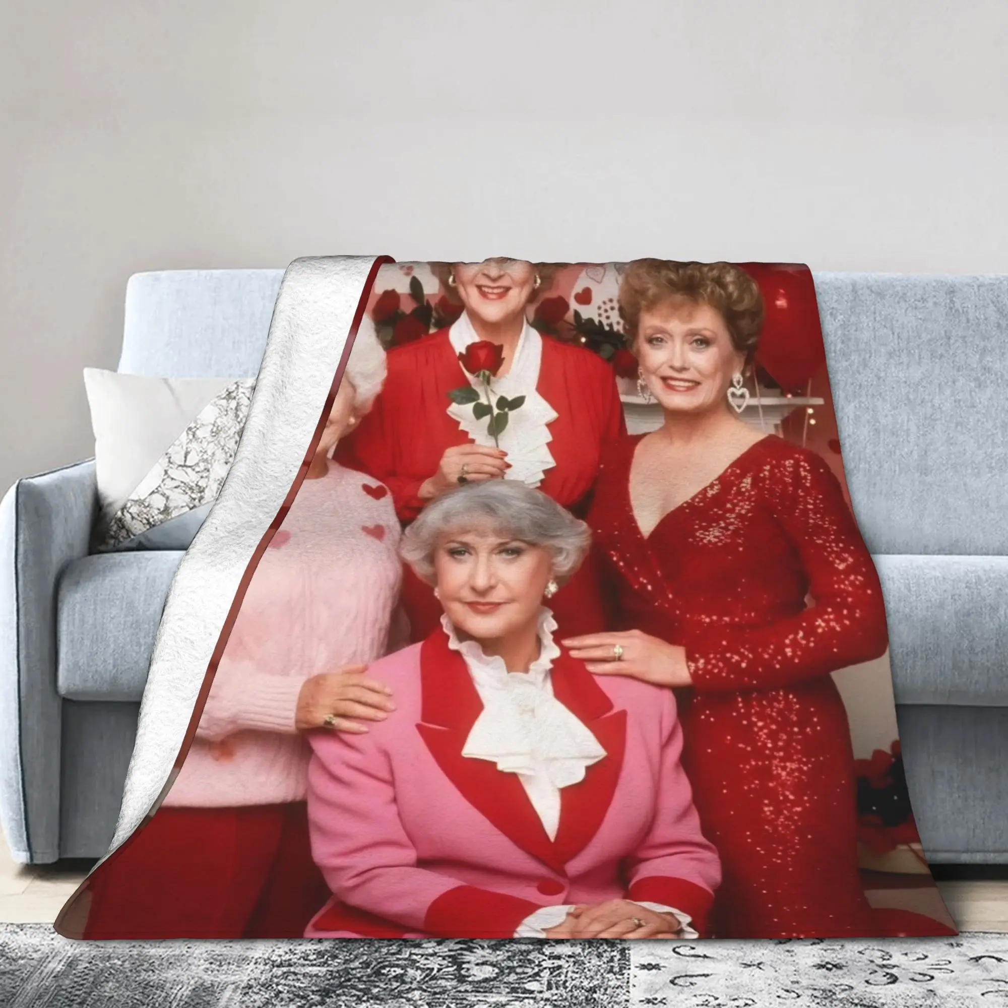 Golden Girls  Stuff Blanket Ultra-Soft Fleece  Throw Blankets Comfortable Bedding Throws