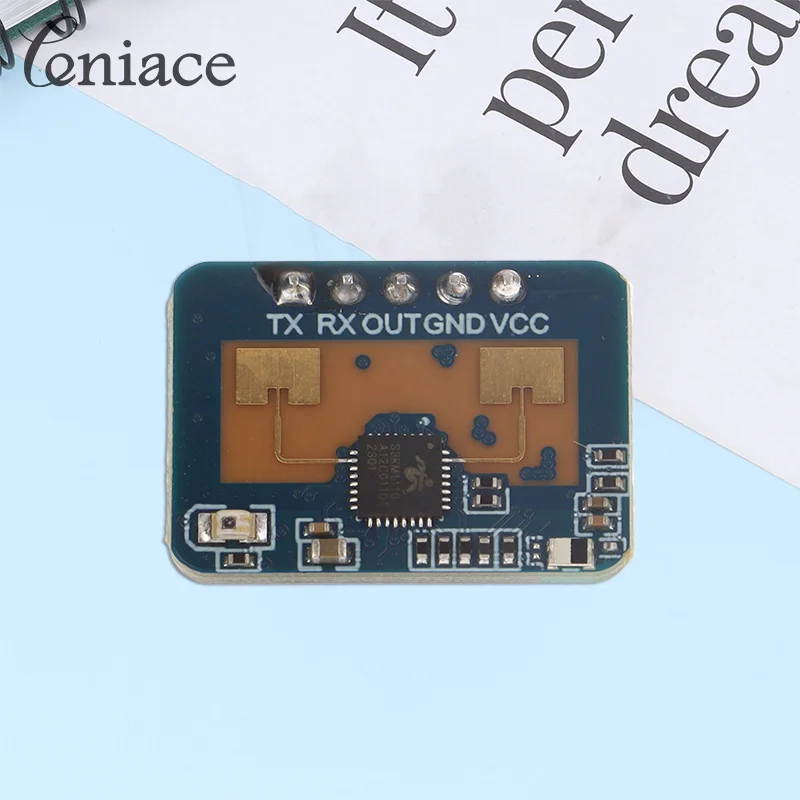 HLK-LD2410C 24G MmWave FMCW Millimeter Wave 5M Human Presence Status Radar Sensor Motion Detection Module