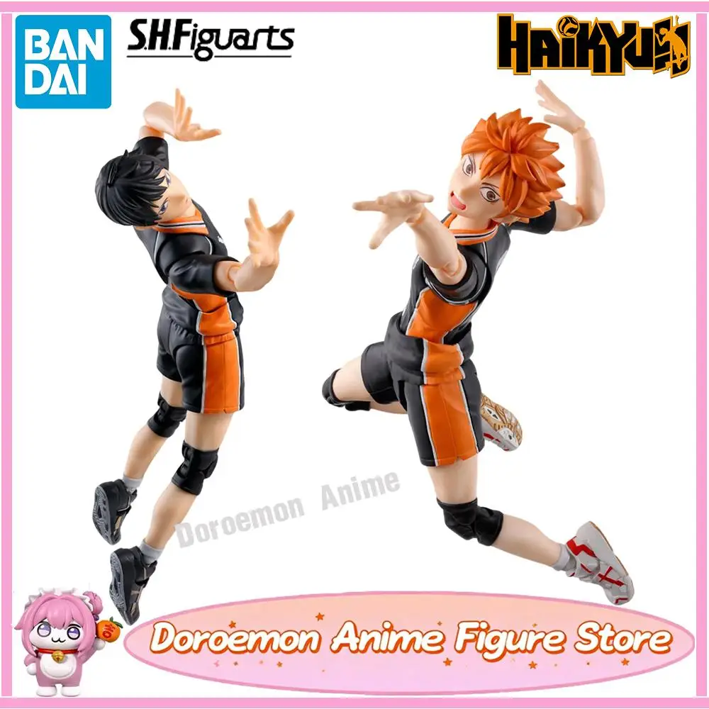 

Pre-Order Original Bandai S.h.figuarts Haikyuu!! Kageyama Tobio Hinata Shouyou Anime Action Figures Table Decoration Gifts Toys