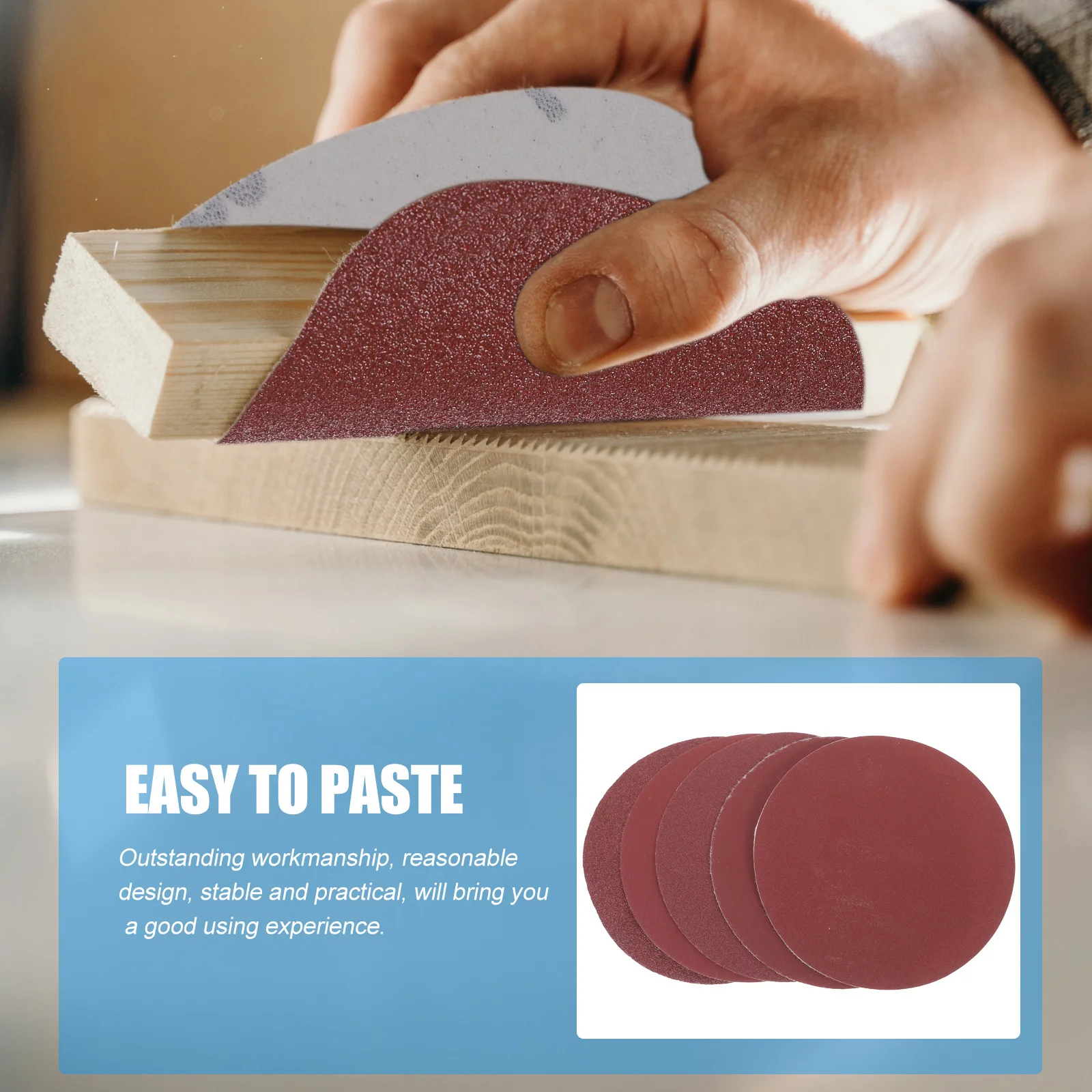 50 قطعة أقراص الصنفرة زاوية طاحونة هوك وحلقة 80 120 240 320 600 حصى للخشب المعادن تلميع ارتداء مقاومة مادة الألومينا #5