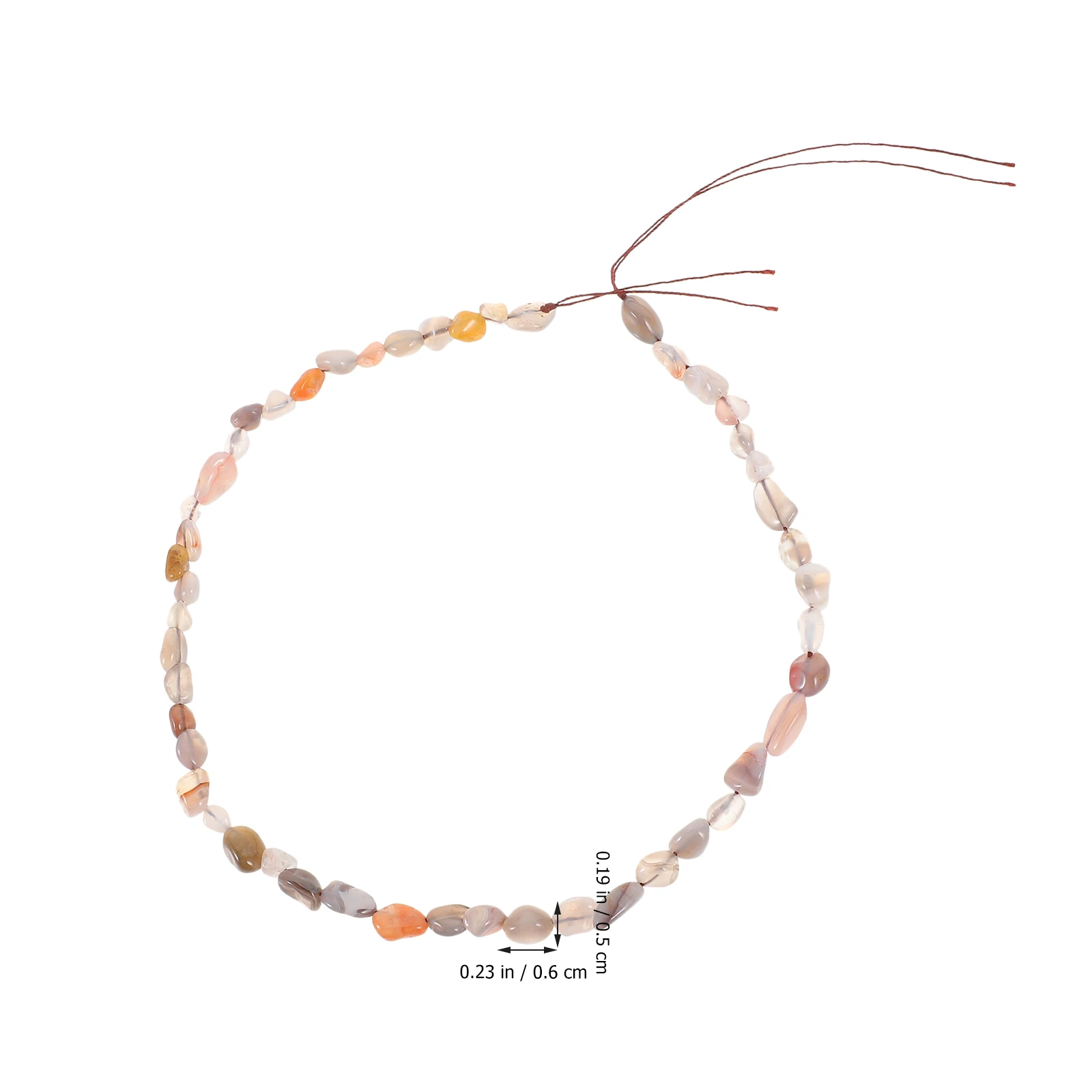 

Gravel Bracelet Necklace Beads Crystal Stone Beaded Strands Natural Jewelry Making Supplies Beading