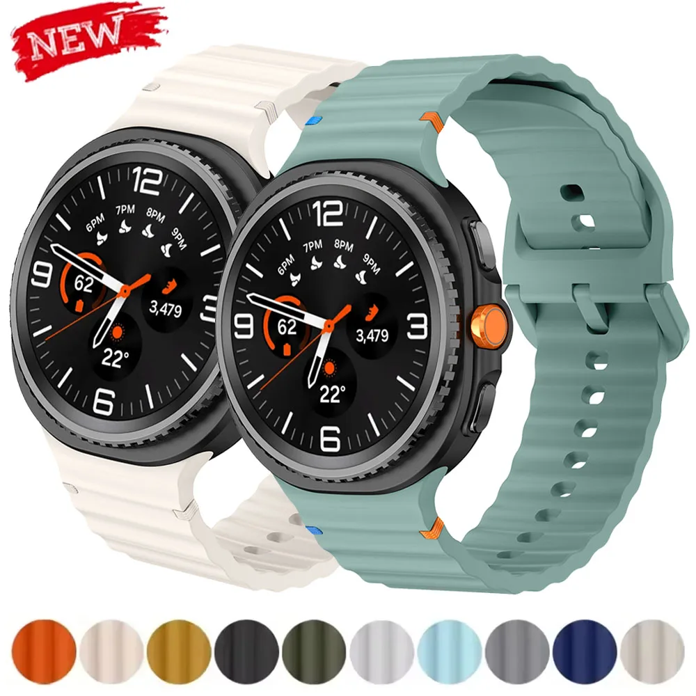 Silikonarmband für Samsung Galaxy Watch 8 Classic/40 44 mm Smartband für Galaxy Watch 40/44 mm Watch 8 Classic Zubehörarmband