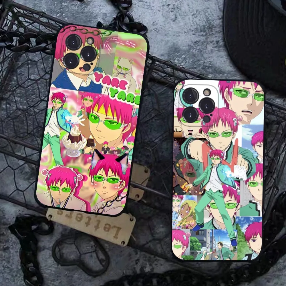 The Disastrous Life of Saiki K Saiki Kusuo Phone Case For iPhone 14 11 12 13 Mini Pro XS Max Cover 6 7 8 Plus X XR Funda Shell