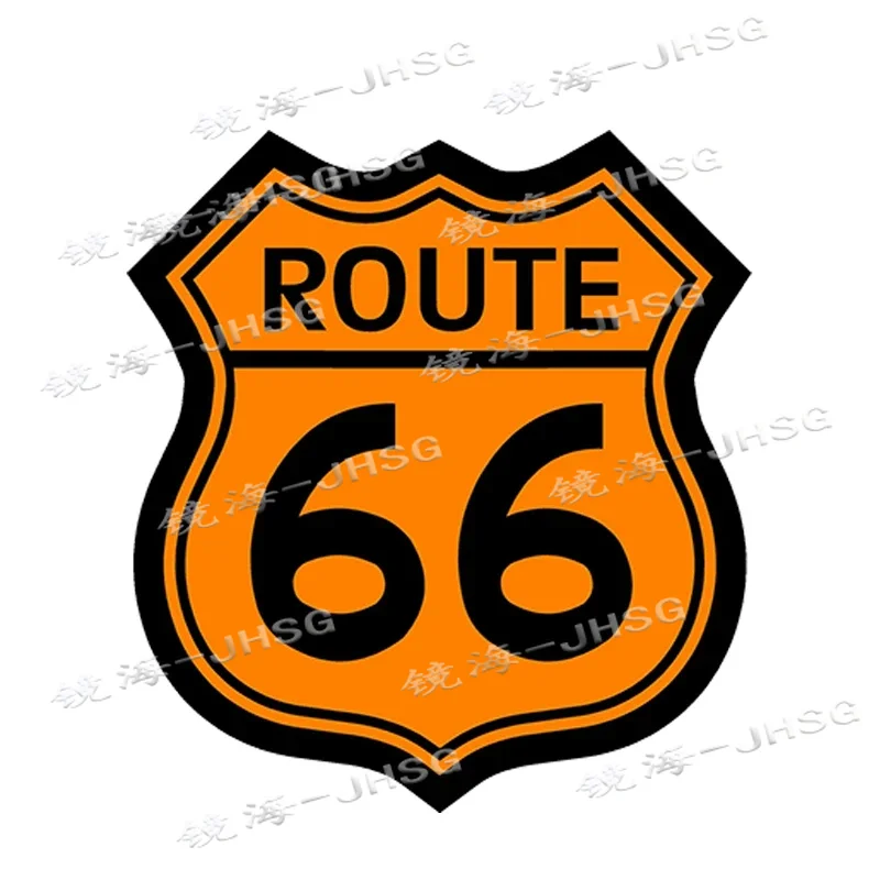 

New ROUTE ROUTE 66 Service Logo JDM Car Stickers Windshield Bumper Motorcycle Helmet Stickers High Quality Vinyl Stickers