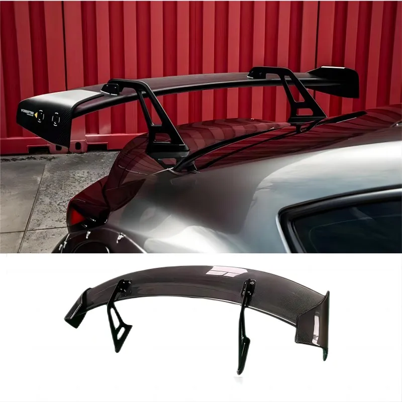 AD Style Fits For Toyota GR86 Subaru BRZ GT86 High Quality Carbon Fiber FPR Primer Rear Trunk Lip Spoiler Wing