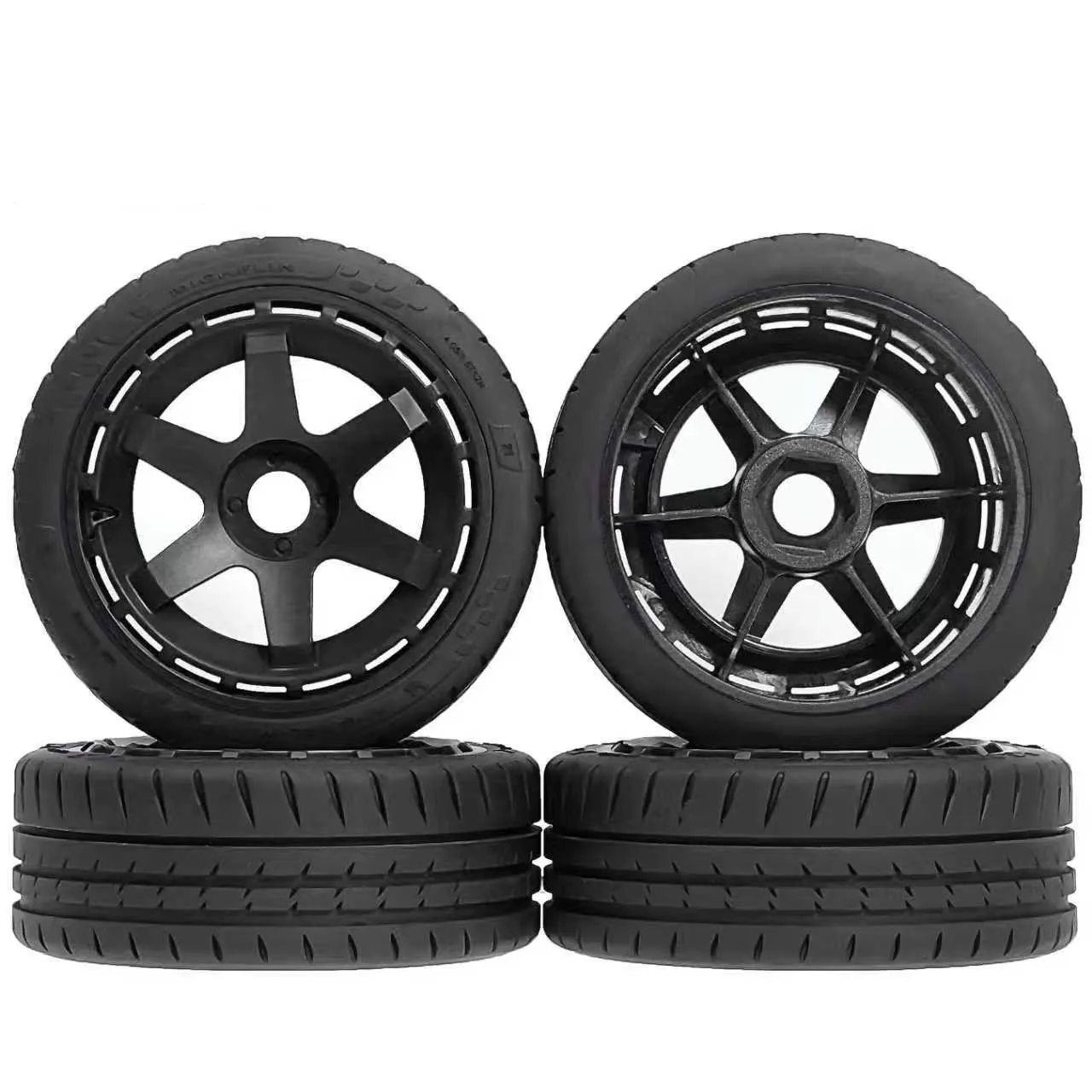 1/8 WRC Rally Plastic Wheel Tires 17mm Hex Upgrade Parts Fit Arrma HSP HPI Traxxas Losi Kyosho Redcat WR8 KM FS Car Accessories