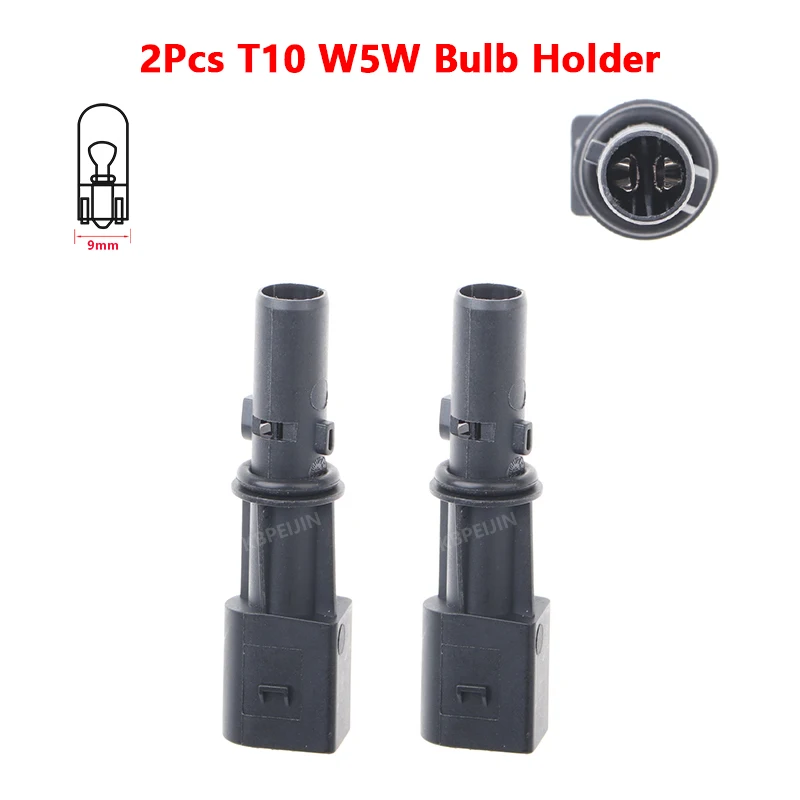 

Для Jeep Patriot Compass Mercedes Benz: Держатель лампы T10 для бокового указателя поворота, запчасти для автомобильных ламп, 2 шт.