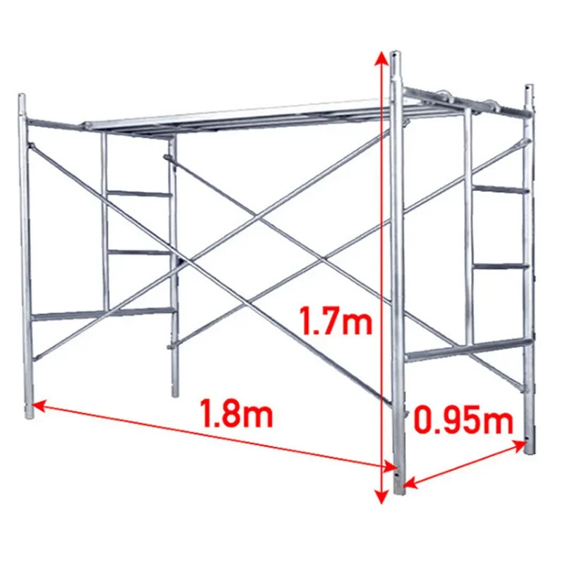 Frame Scaffold Construction Mobile Step Portal Scaffolding Heavy-duty Aluminum Ladder h Frame Scaffolding Mainland China