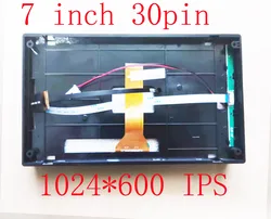 7 Inch Monitor 1024*600 30Pin IPS With 2.5D Touch Screen Sensor Digitizer GT911 6pin With Frame