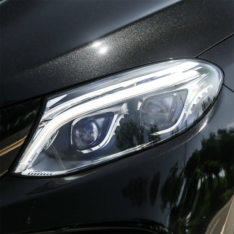 For Mercedes Benz GLE W292 GLE300 GLE320 GLE350 GLE400 GLE450 2015 2016 2017 2018 2019 Automotive Accessories Front Lamp Glass