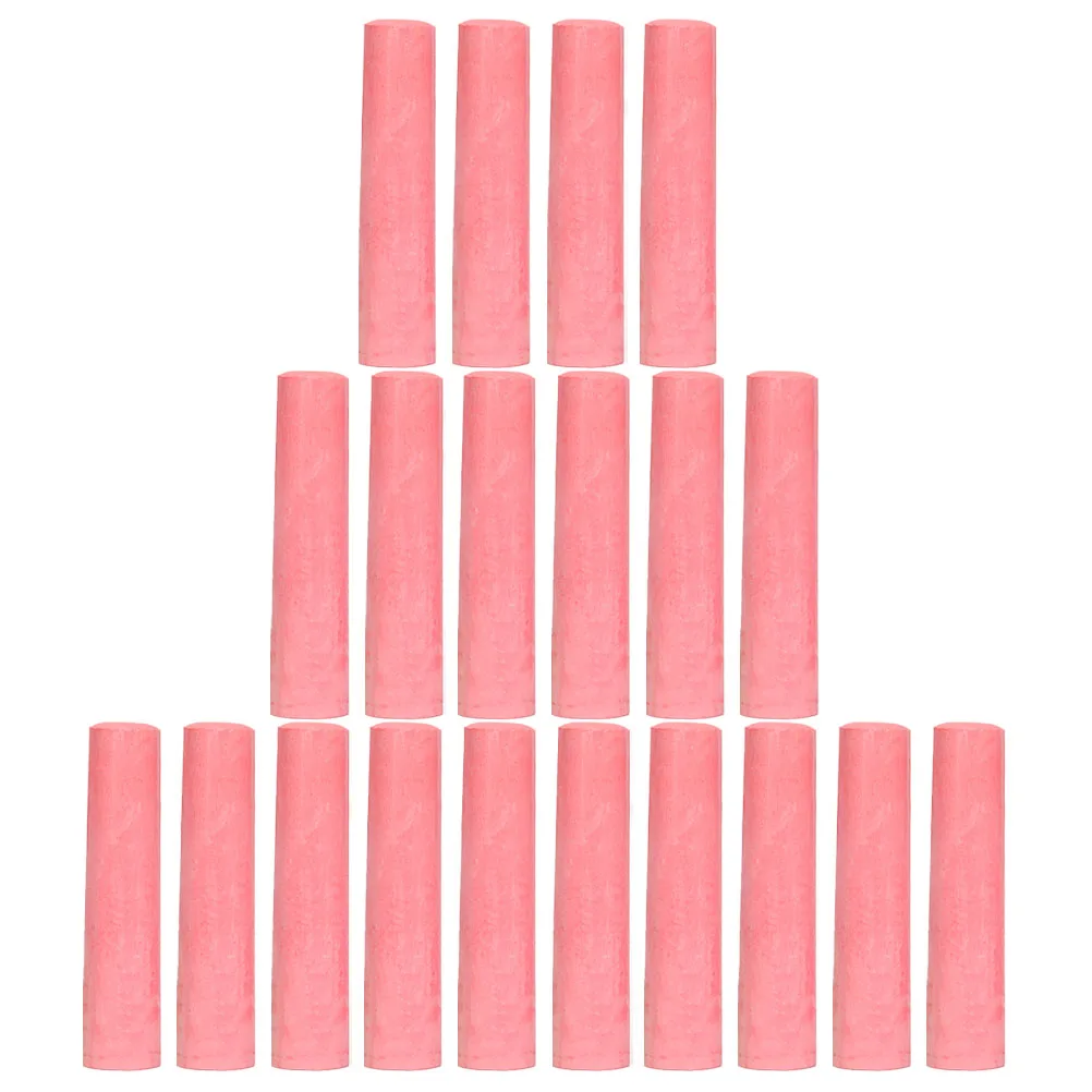 

20 Pcs Colored Chalk Large Dustless Washable Bulk Sidewalk Chalkboard Blackboard Kids Outdoor Teaching Portable Student Supplies