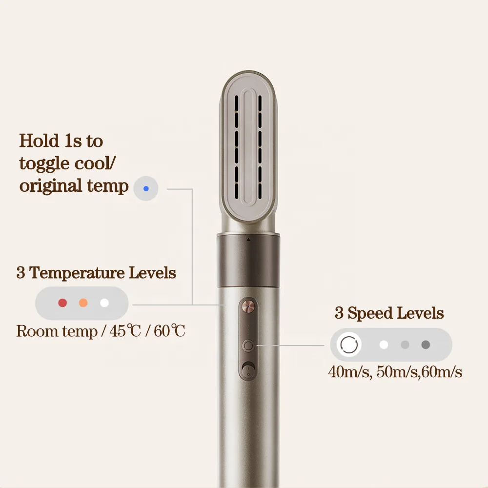 Dreame 5 in 1 Multi Hair Styling Tools Hair Curler Straightener Comb Diffuser Electric Hair Dryer Brush