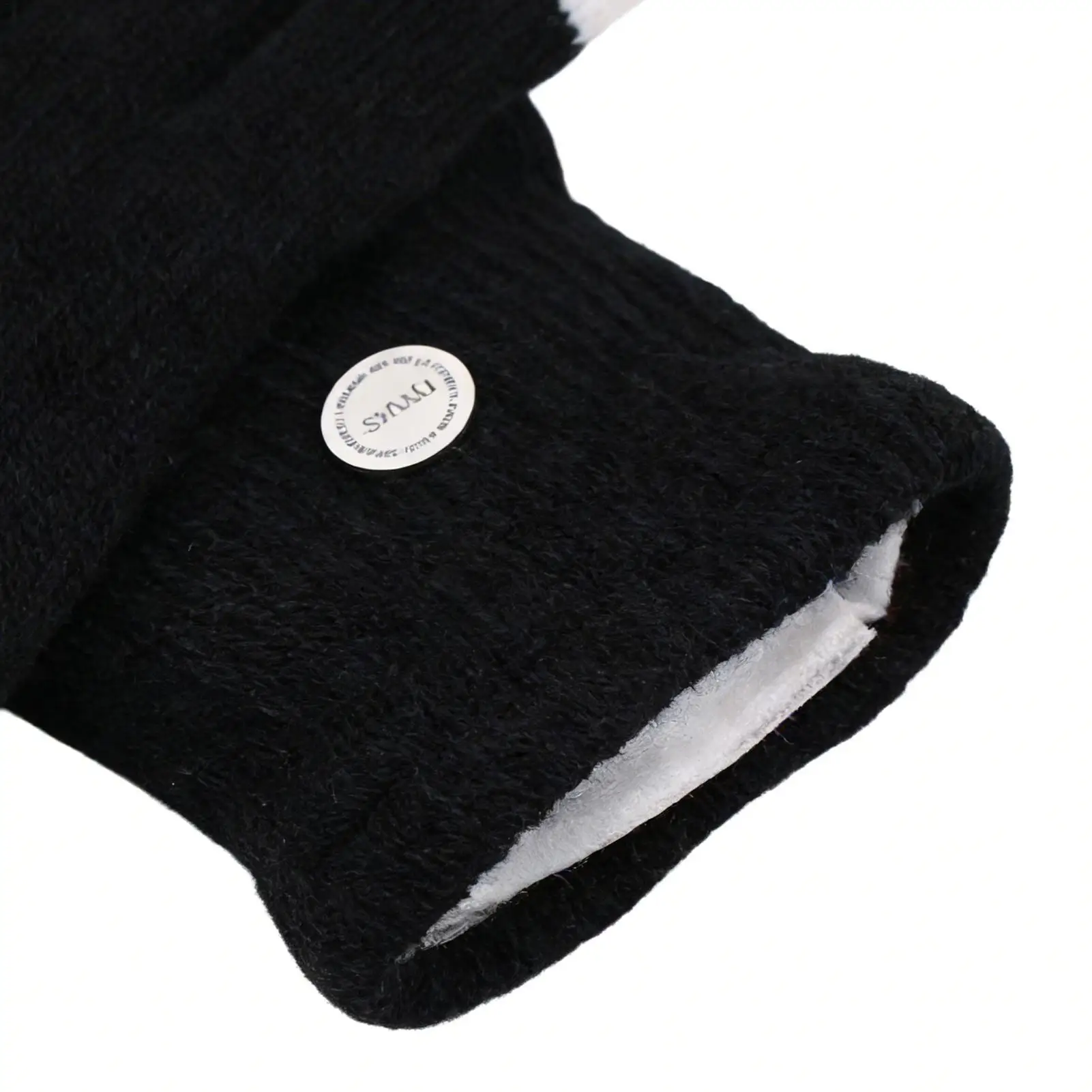 Modische Party-LED-Rave-Blitzhandschuhe mit 7 Modi, leuchtende Fingerspitzen, Beleuchtung, Schwarz, Neu, für Feiertage – Detail 8