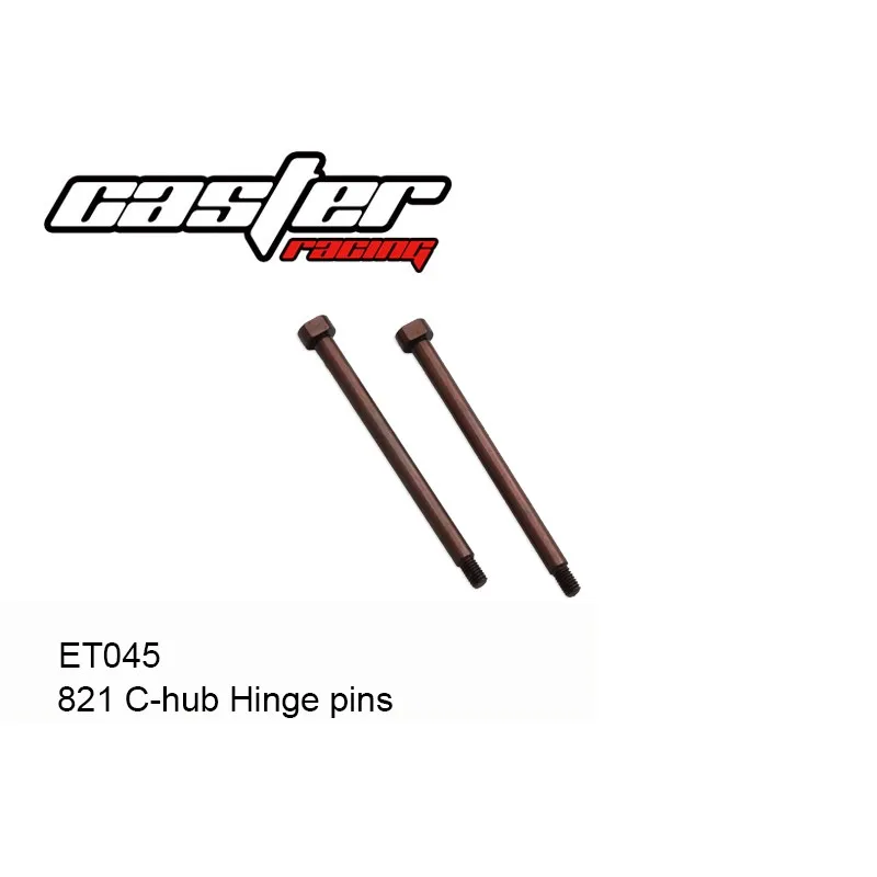 Original Caster Racing ET017 ET045 821 C-hub Hinge pins Professional Rc Part