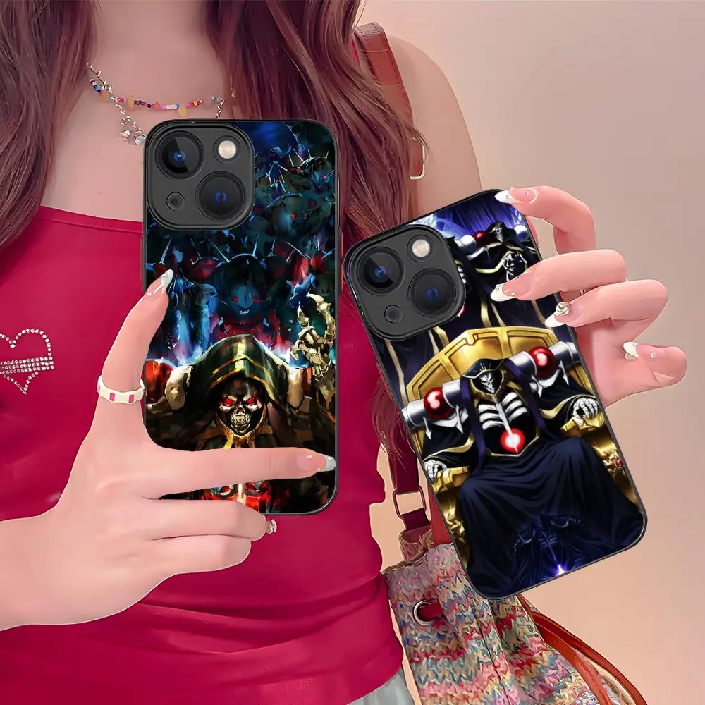 

Чехол для телефона Overlord Ainz ooal Gown для iPhone 17, 16, 15, 14, 13, 12, 11 X XR XS 8 7 Air Pro Max Plus Mini, красочный силиконовый чехол