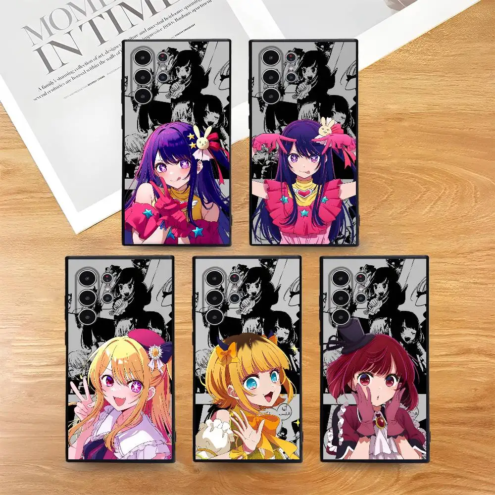 

Anime O-Oshi No Ko Phone Case For Samsung Galaxy S25 S24 S22 S23 Ultra S21 S20 Plus 5G Frosted Non-Slip Full Cover Soft Case