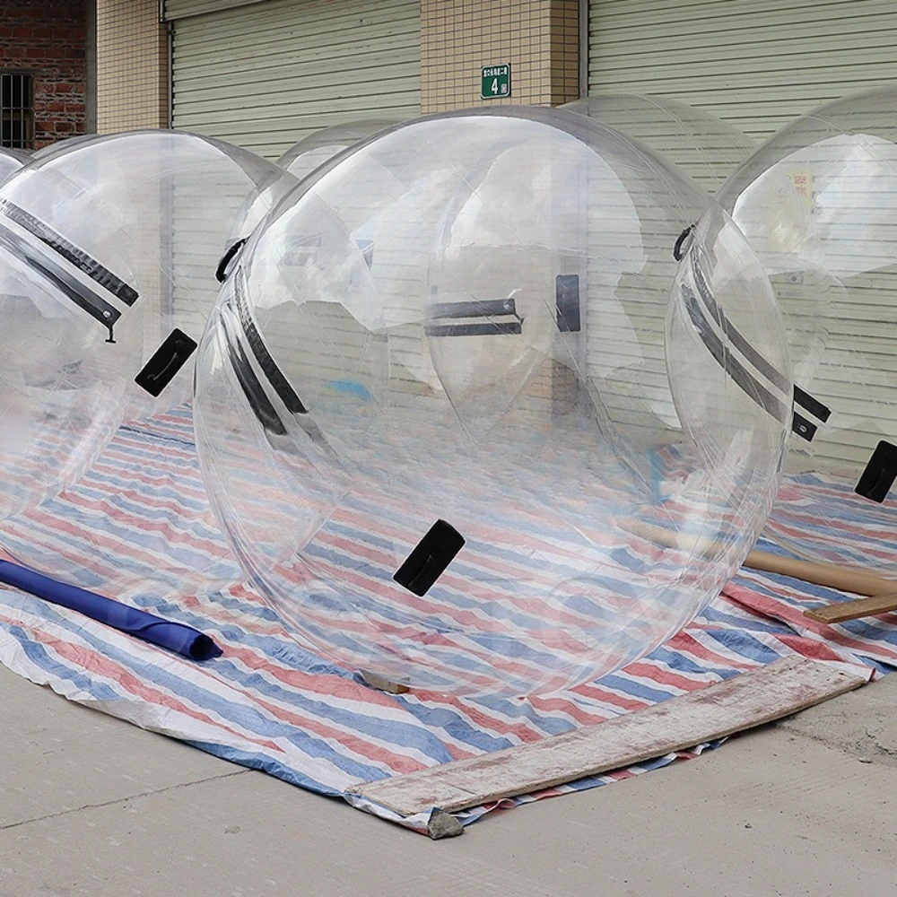 

High-quality inflatable swimming pool water park transparent inflatable water polo color transparent