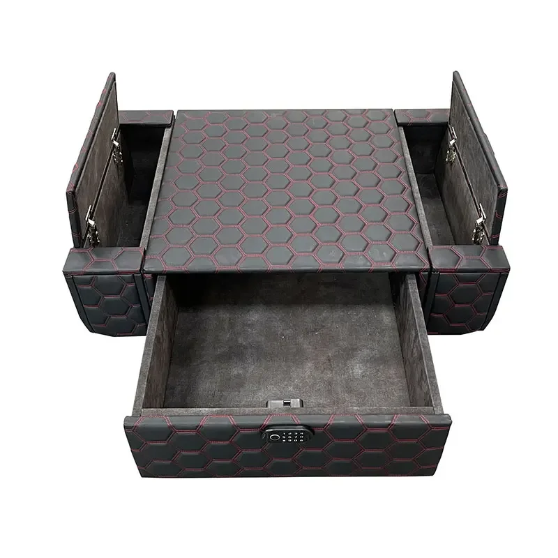 2022Y High quality for G class G63 G500 W463 W464 truck storage saving box with fingerprint password lock custom