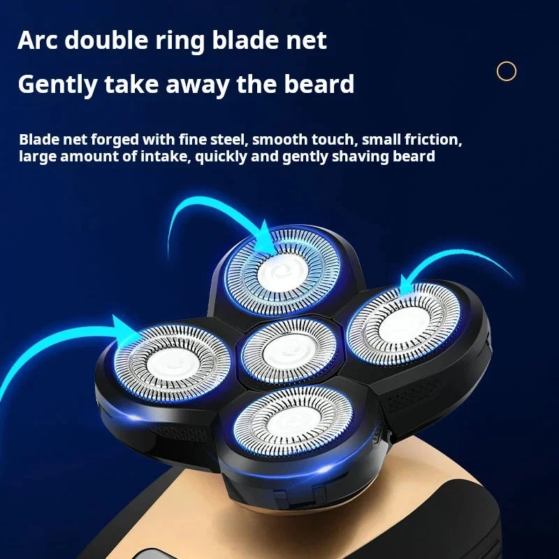 5d-rotary-floatin-model-waterproof-rotary-razor-beard-clipper-hair-trimmer-face-5-headed-electric-shaver-razor-rechargeable-male