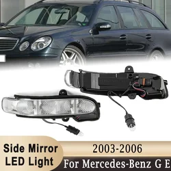 For Mercedes-Benz G E Class W211 S211 W463 W461 2038201321 2038201421 Rearview Mirror LED Light Turn Signal Lamp Side Indicator