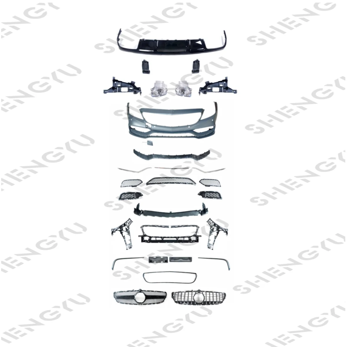 

Комплект кузова для Mercedes Benz CLS W218 15-18, обновление до CLS63 AMG Systems