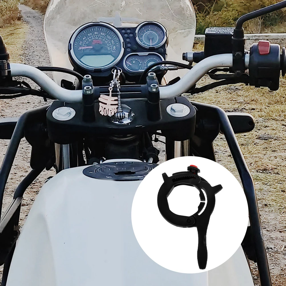 

2 Pcs Throttle Lock Cruise Control Motorcycle Cruise Assist Black Abs Handlebar Grip Stabilizer Oil Gate Setter