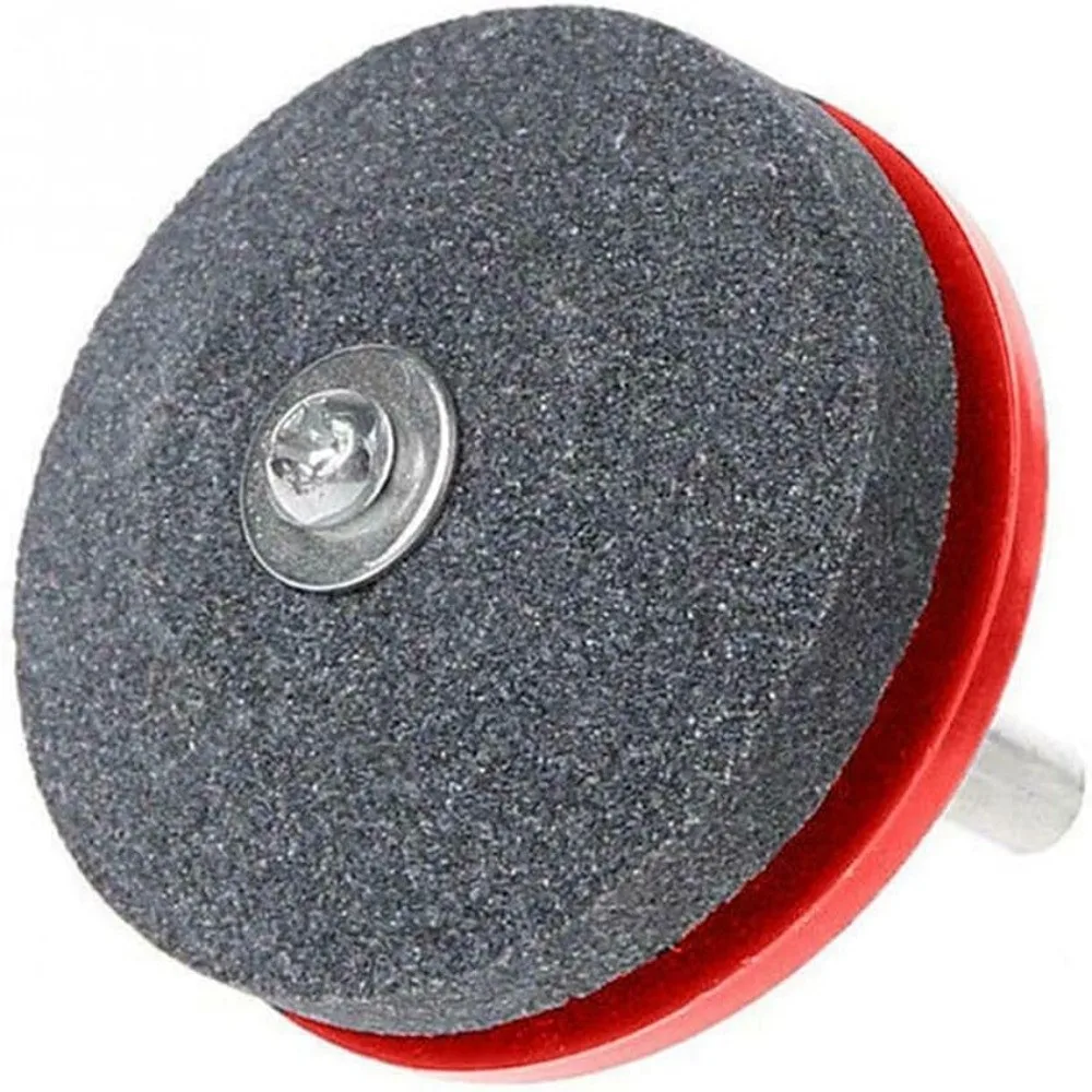 Corundum Lawn Mower Blade Sharpener Red Universal Blade Sharpener Tool High Temperature Resistance Grinding Garden Kit