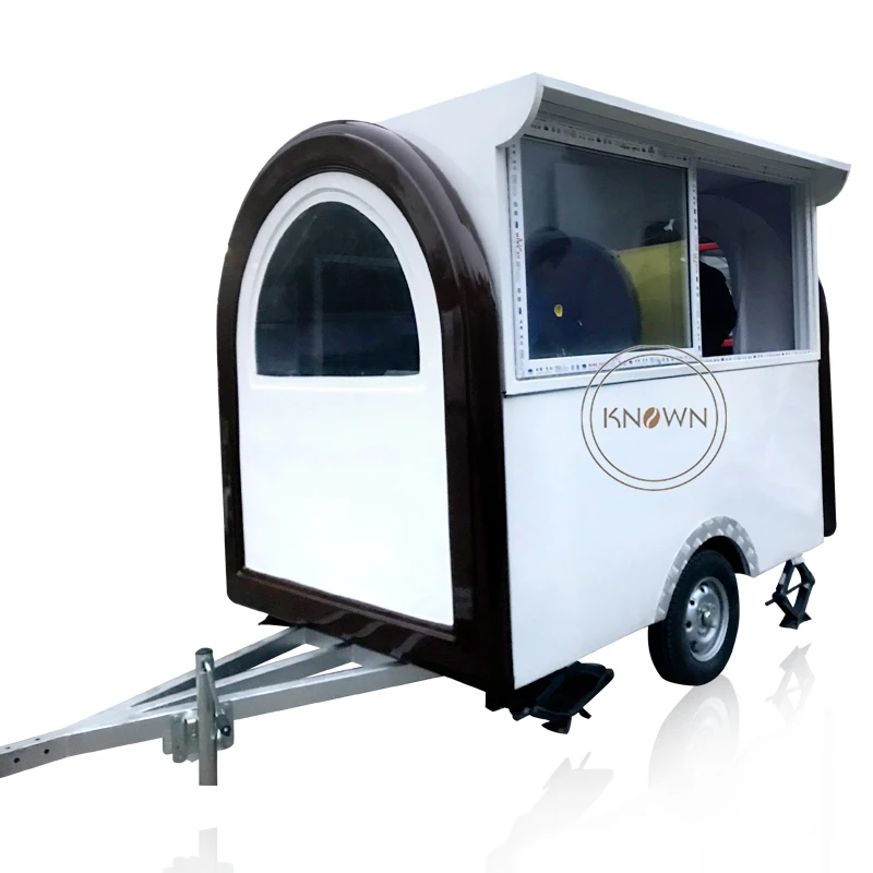 

Hot Sale Customizable Food Trailer Sliding Window Awning Street Snack Cart Mobile Food Cart