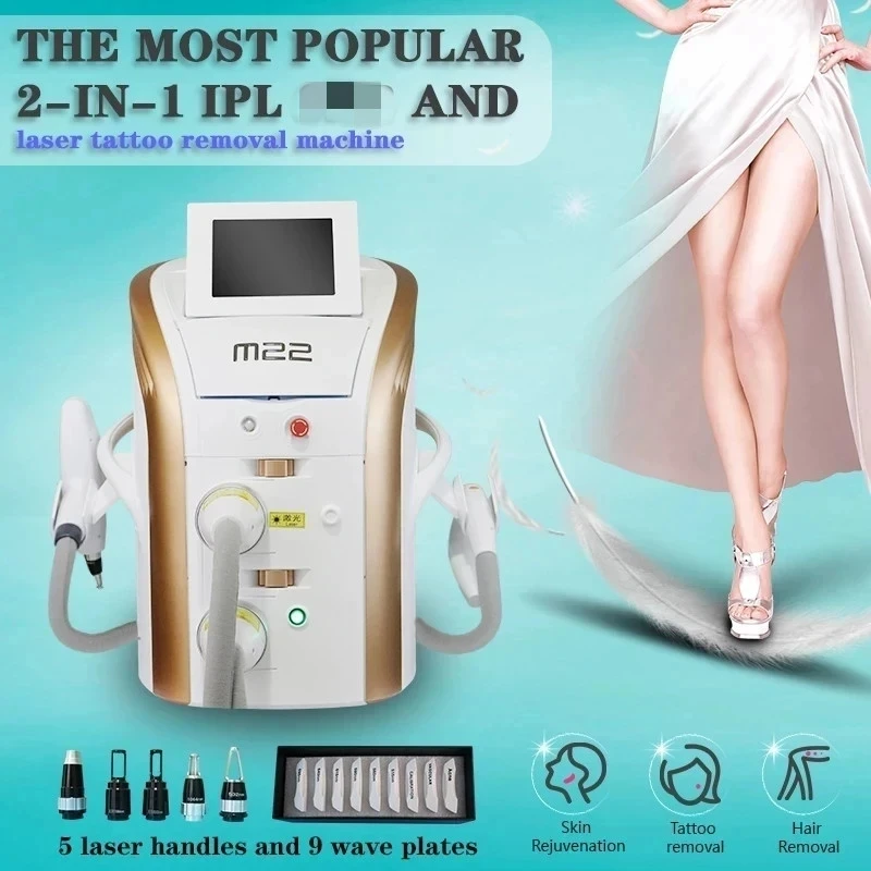 

Professional Beauty Equipment Multifunction M22 Skin Rejuvenation Instrument Laser Hair Removal OPT IPL Machine