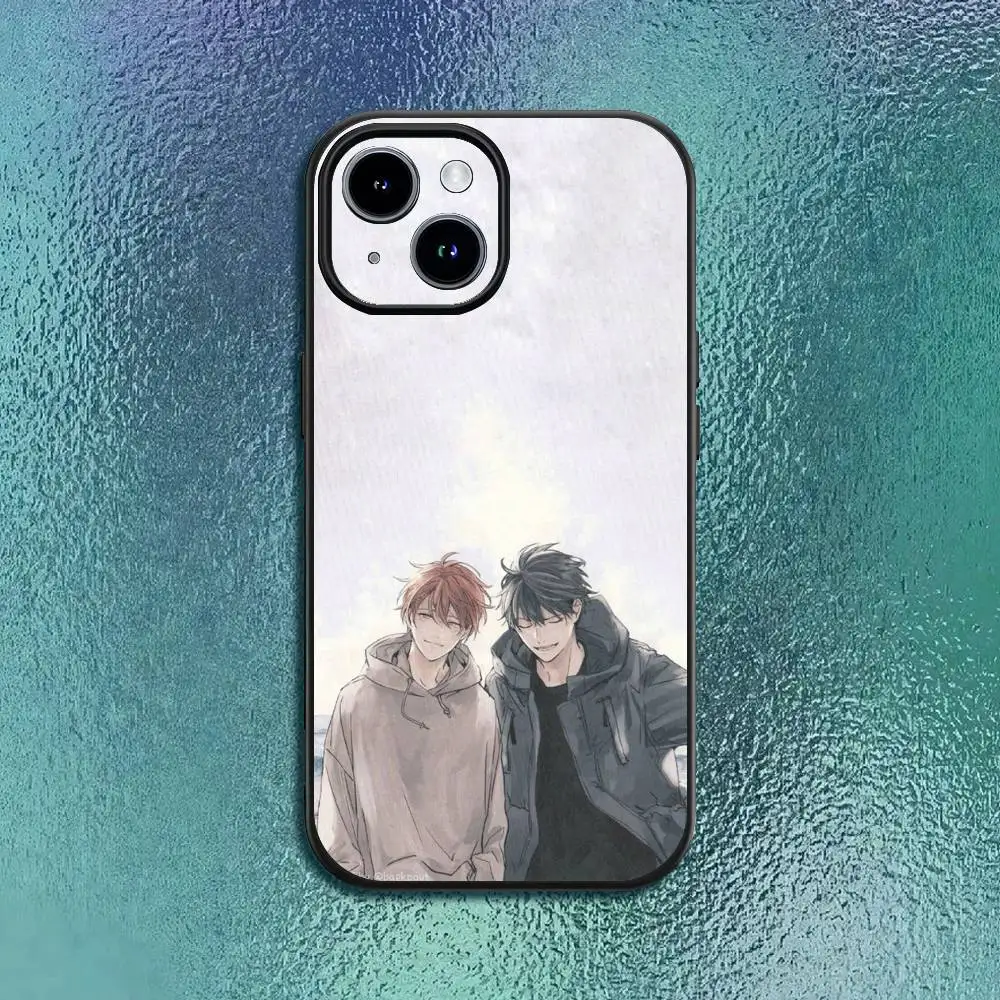 G-GIVEN أنيمي الحب جراب هاتف آيفون 11 12 13 14 15 16Pro ماكس زائد كلاسيكي أسود لينة قذيفة