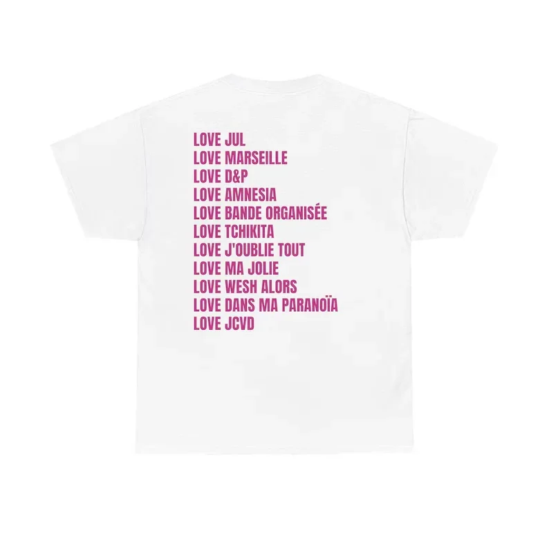 New Maillot Jul T Shirt Summer Cotton Men's Women Top Tee Short Sleeve Streetwear Loose Casual Trendy Oversized Clothing Vintage