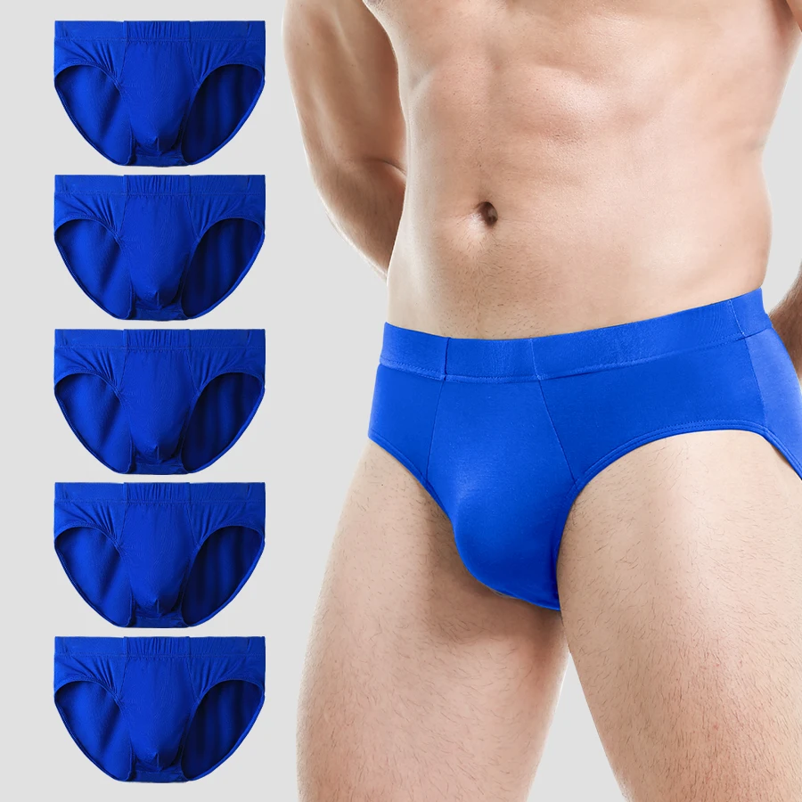 

5 шт. Мужское нижнее белье, мужские трусы, летние тонкие трусы из модала, соблазнительные, мужские дышащие шорты с низкой талией большого размера