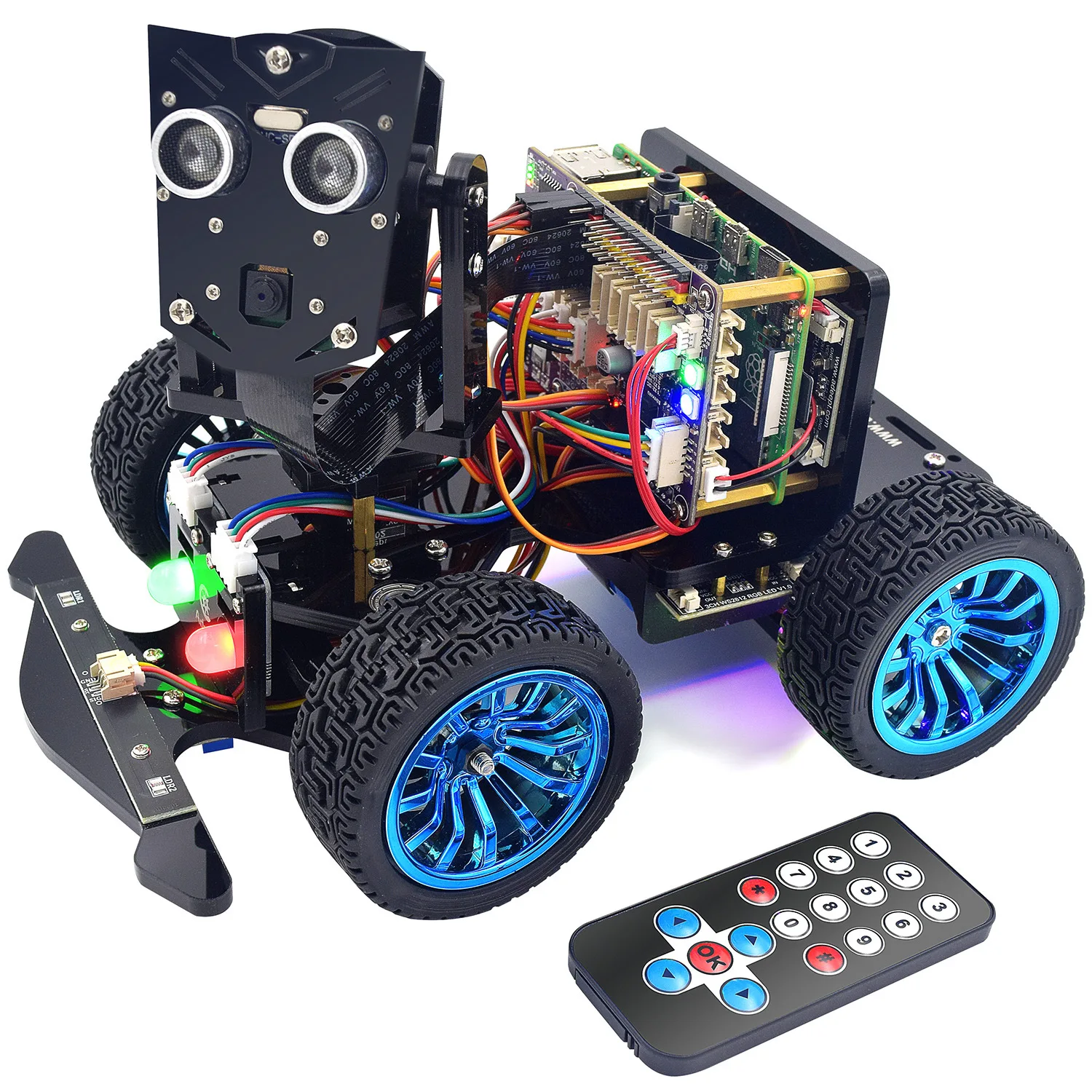 Raspberry Pi Smart Car PiCar-B Mars Rover with Camera and Machine Vision