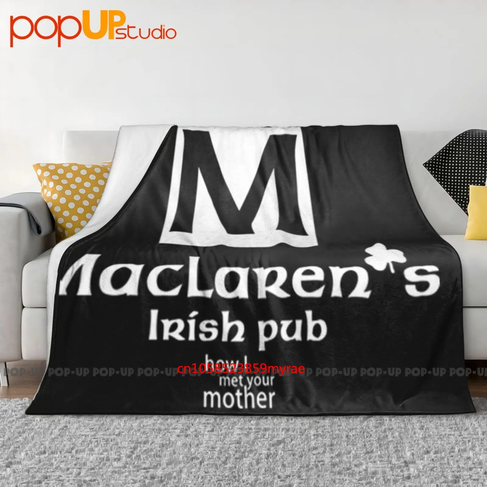 Maclaren Pub Maclarens Himym Manta ultrasuave Edredón Funda de sofá de invierno Fundas de cama