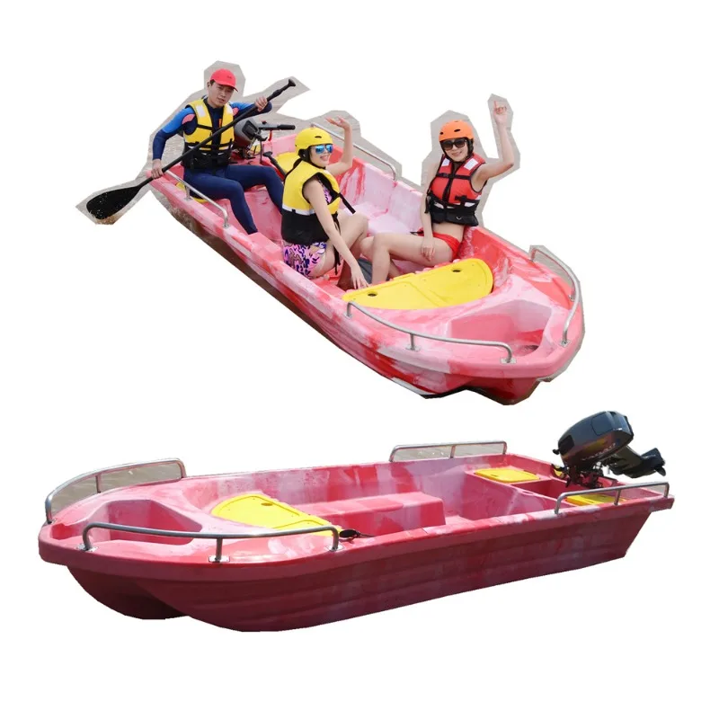 

Plastic large boat canoe 6 seater fishing boat