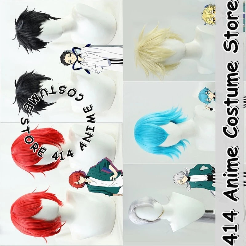 

Game & Anime Mitsuru Sagami Rindo Yubiwa Sogou Otoji Nagasawa Hiro Cosplay Wig Pretty Boy Heat-Resistant Fiber Synthetic Hair