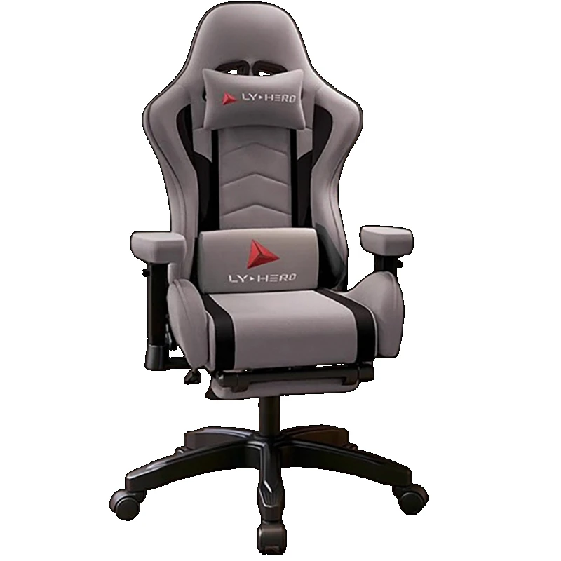 

Modern Grey Office Chair Minimalist ﻿pillow Stylish Ergonomic Gaming Chair Comfy High Back Cadeira Para Computador Furniture